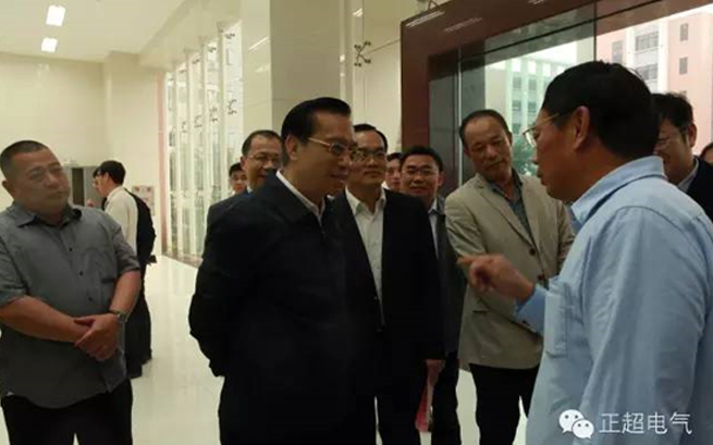 汕头市委书记陈良贤带队赴九游体育电气调研